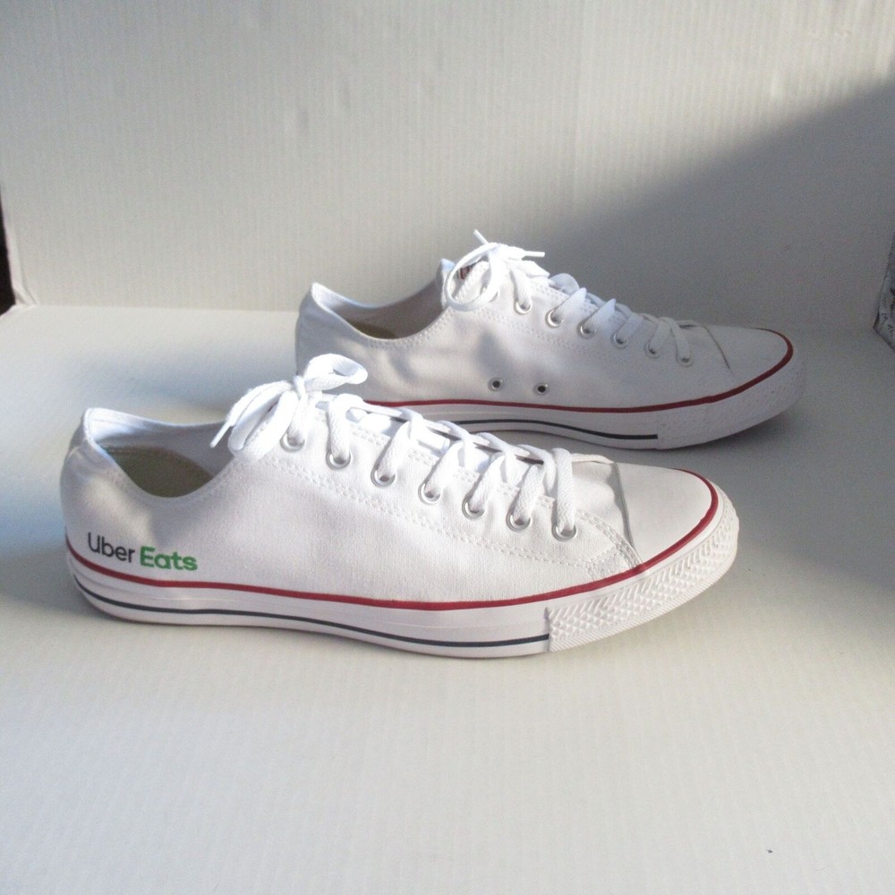 Converse Unisex CT All Star Uber Eats M7652 White Sneaker Shoes Size M 14 W 16